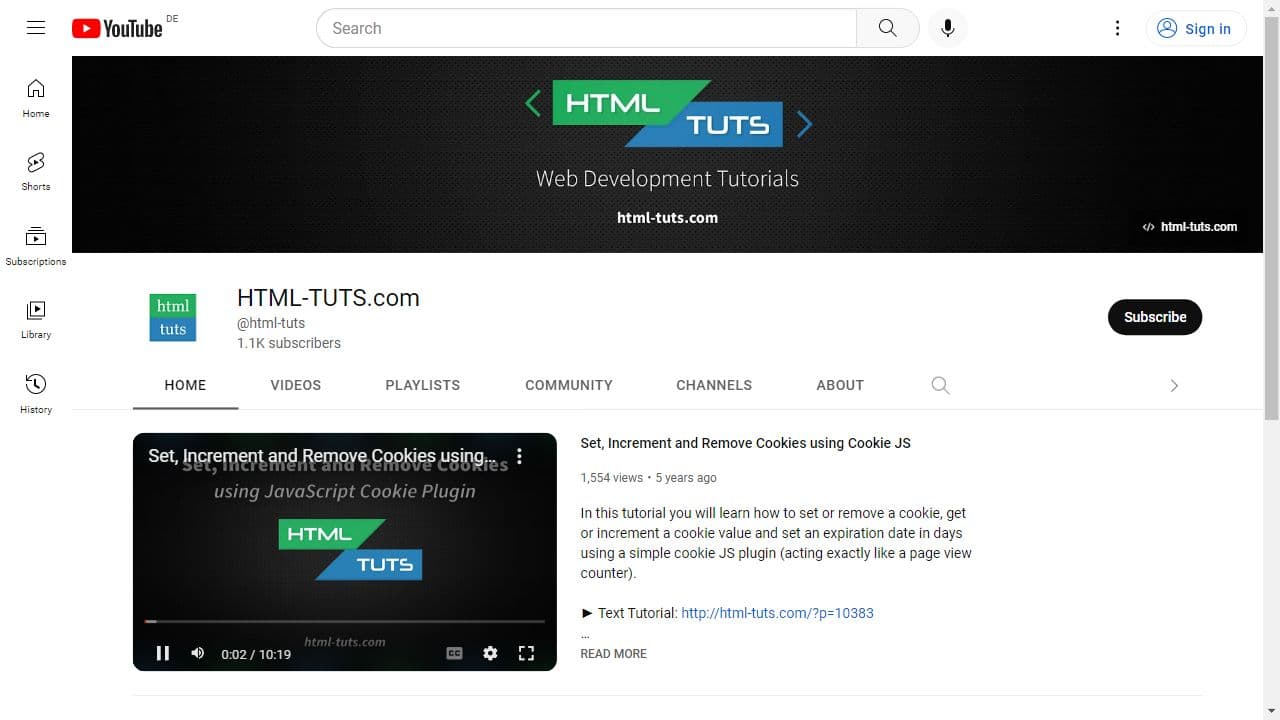Background image of HTML-TUTS.com