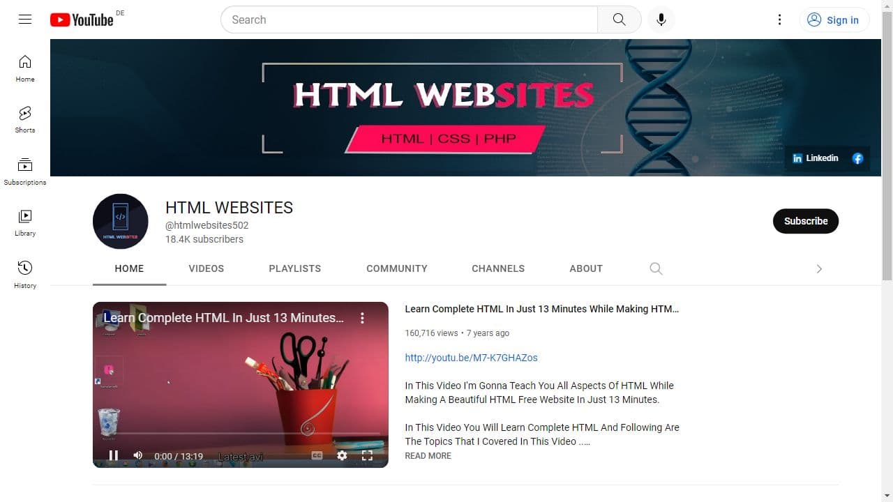Background image of HTML WEBSITES