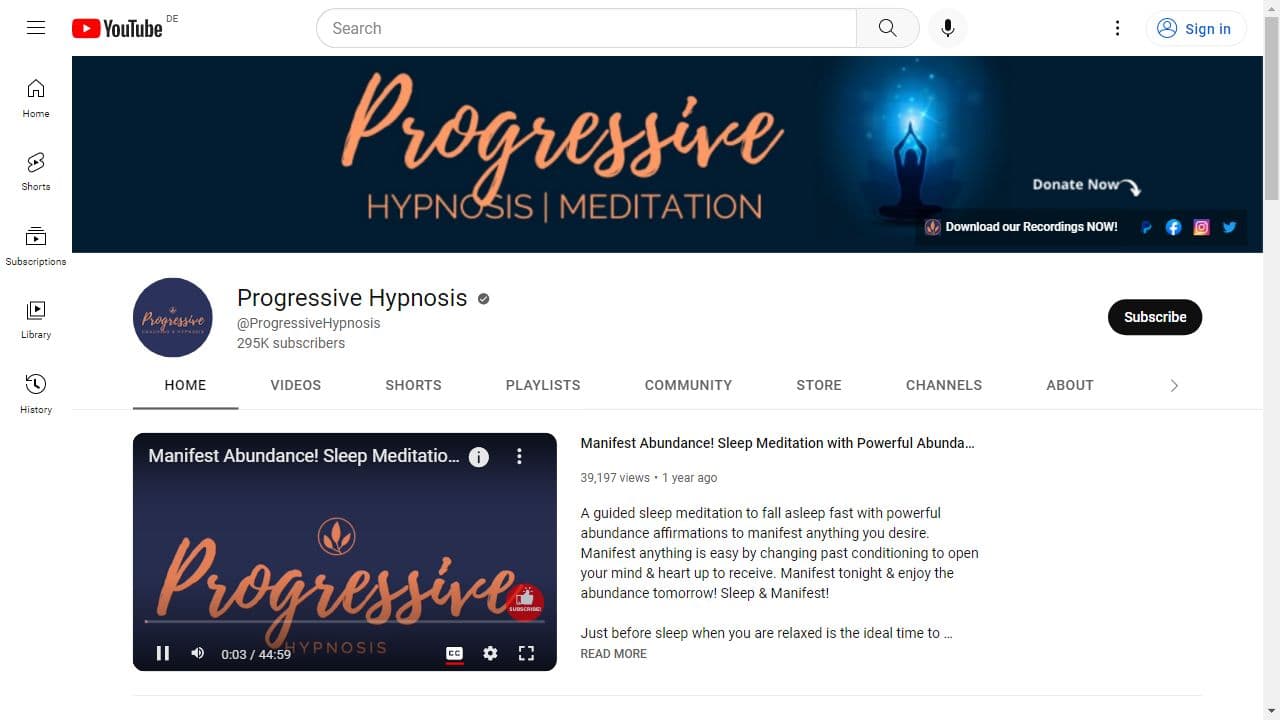 Background image of Progressive Hypnosis