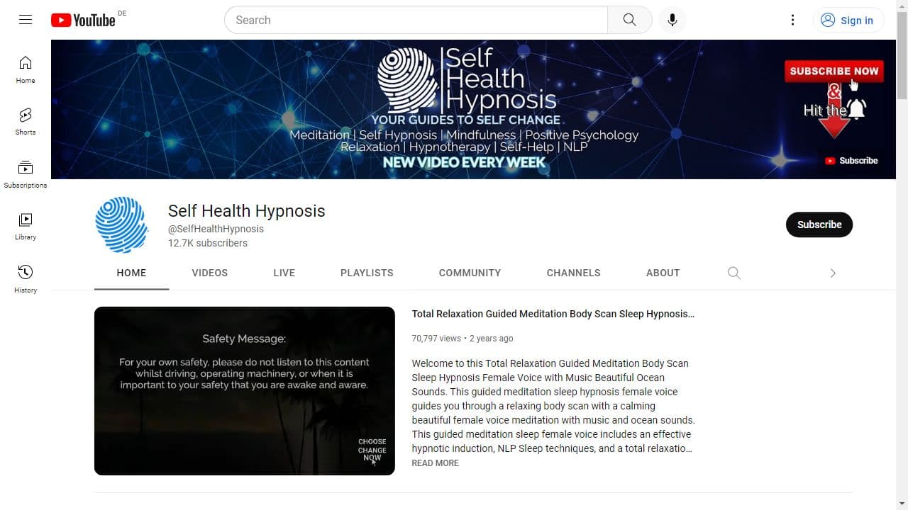 Background image of Self Health Hypnosis