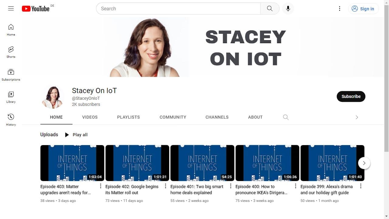 Background image of Stacey On IoT