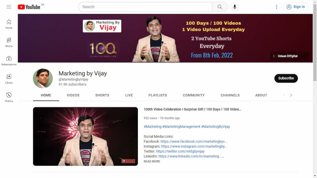 Background image of Marketing by Vijay