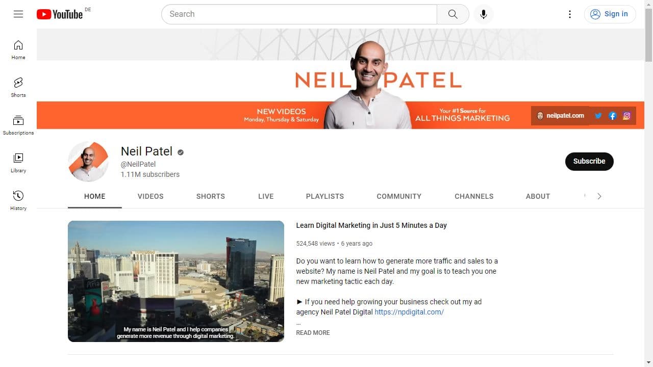Background image of Neil Patel
