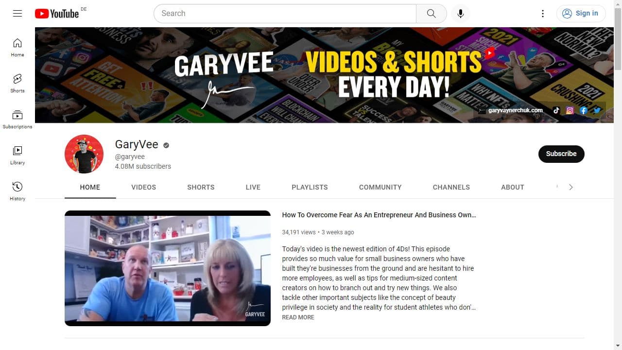 Background image of GaryVee