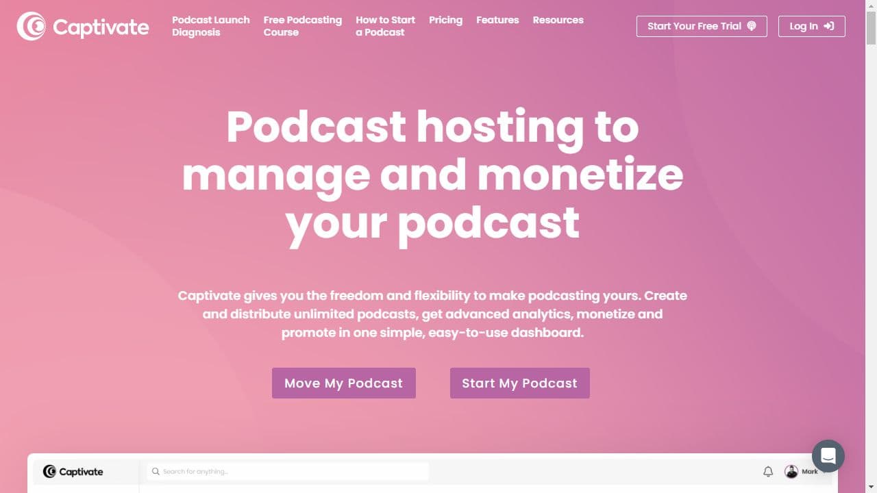 Background image of Captivate