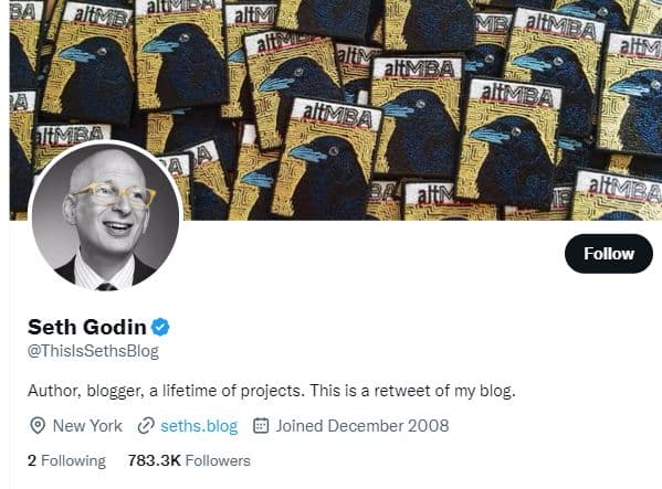 Background image of Seth Godin