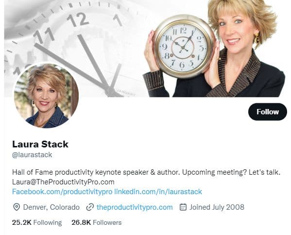 Background image of Laura Stack