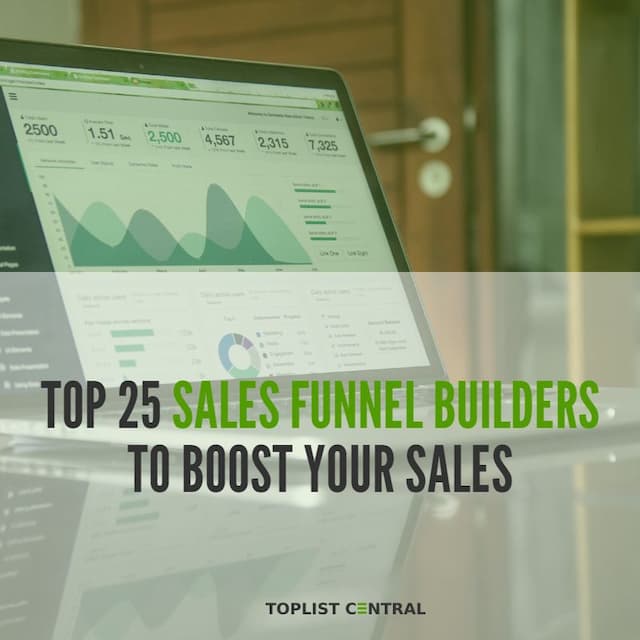 Image for list Top 25 Sales Funnel Builders to Boost Your Sales