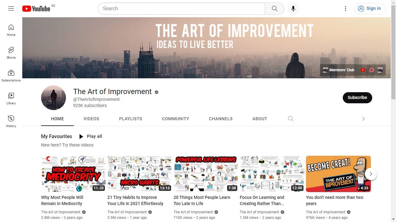Background image of The Art of Improvement