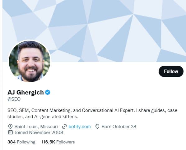 Background image of AJ Ghergich