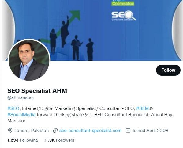 Background image of SEO Specialist AHM