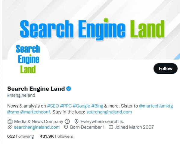 Background image of Search Engine Land