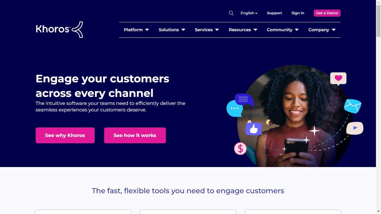 Background image of Khoros