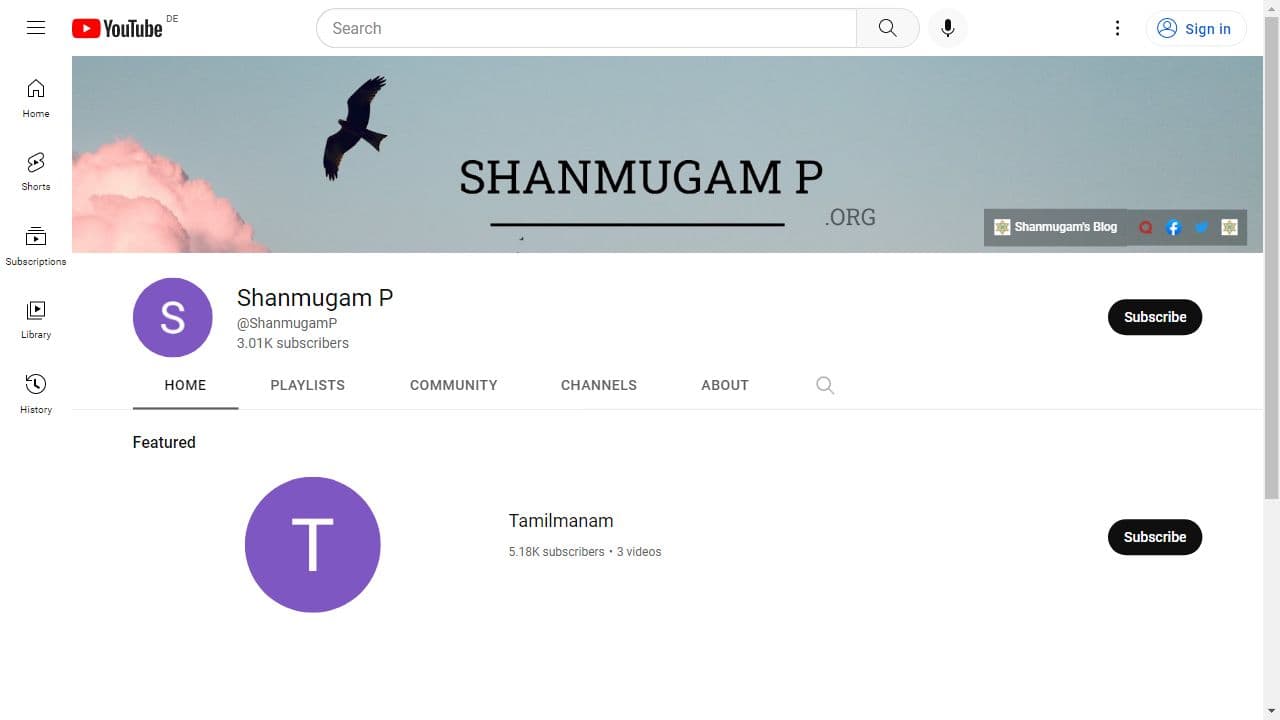 Background image of Shanmugam P