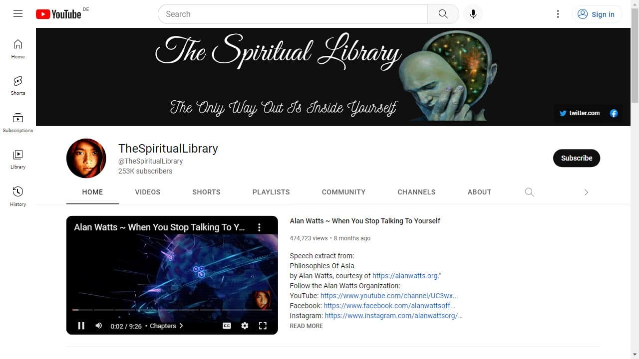 Background image of TheSpiritualLibrary