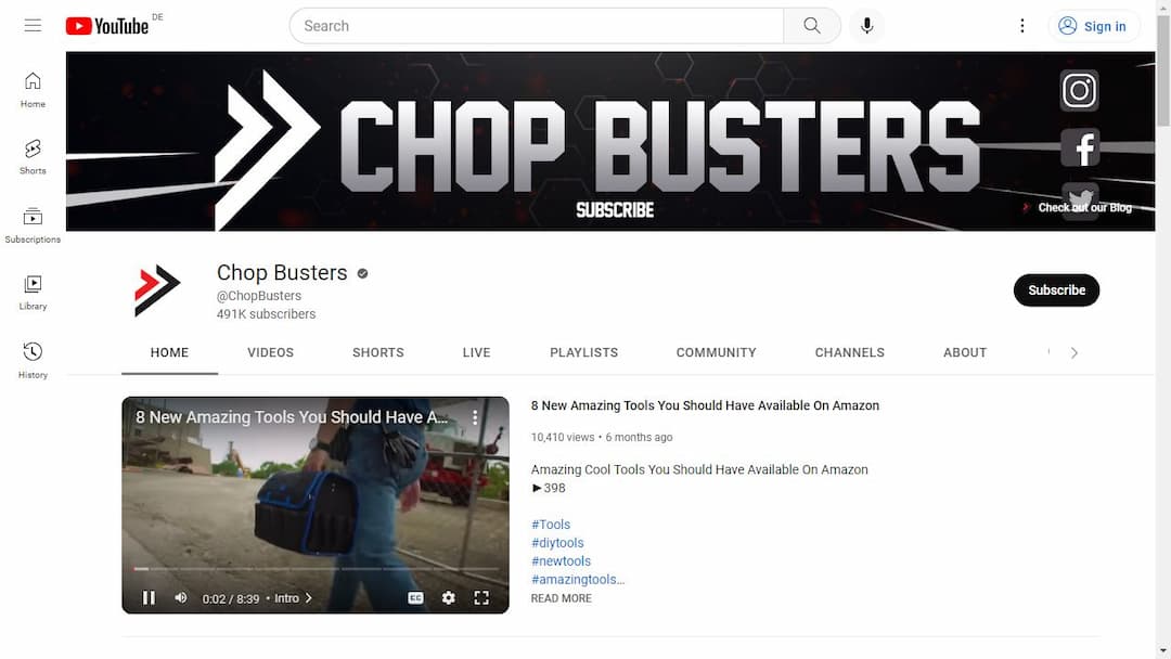 Background image of Chop Busters