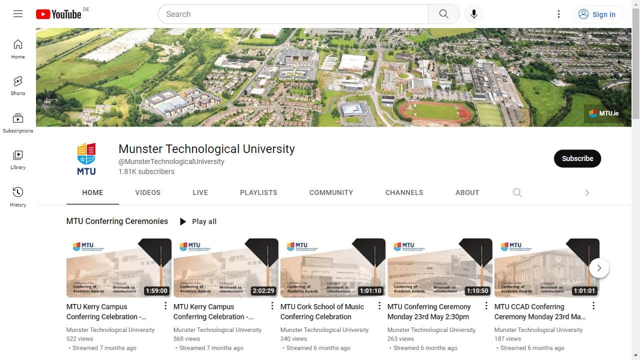 Background image of Munster Technological University