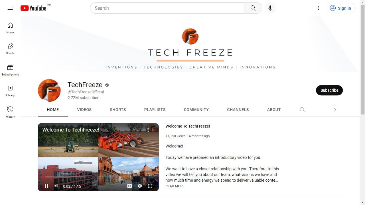 Background image of TechFreeze