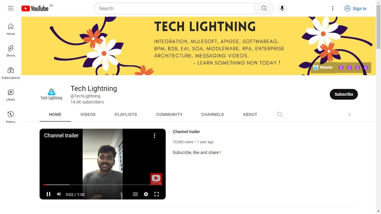 Background image of Tech Lightning