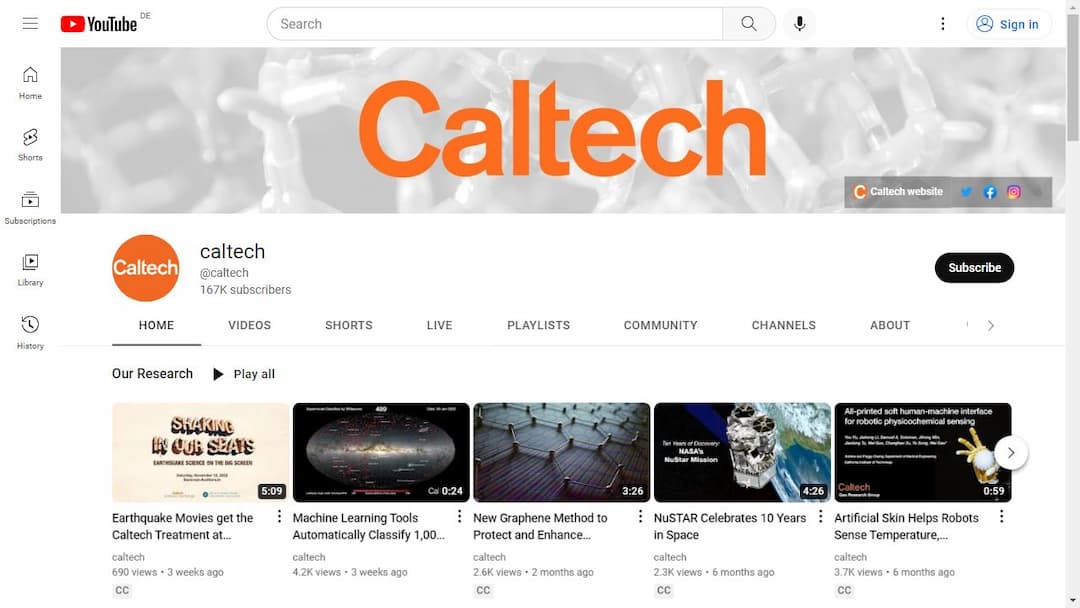 Background image of caltech