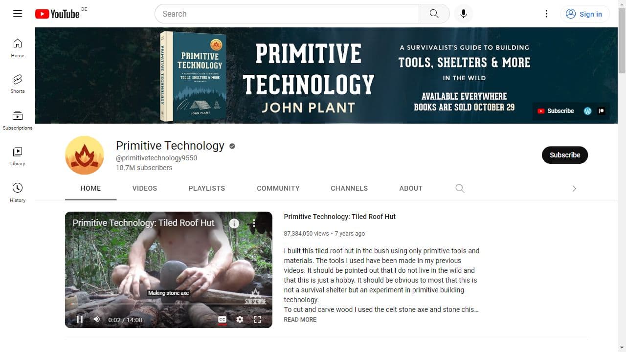 Background image of Primitive Technology