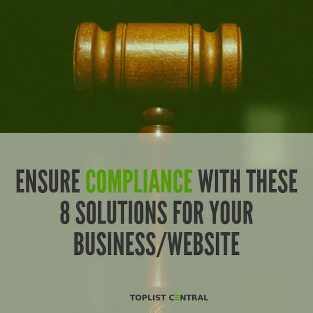 Image for list Top 8 Solutions To Ensure Compliance for Your Business/Website