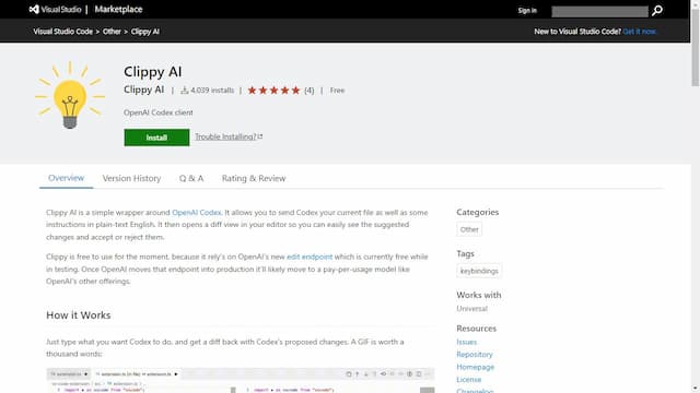 Codex Clippy Clippy AI | Top 25 Alternatives To Clippy AI